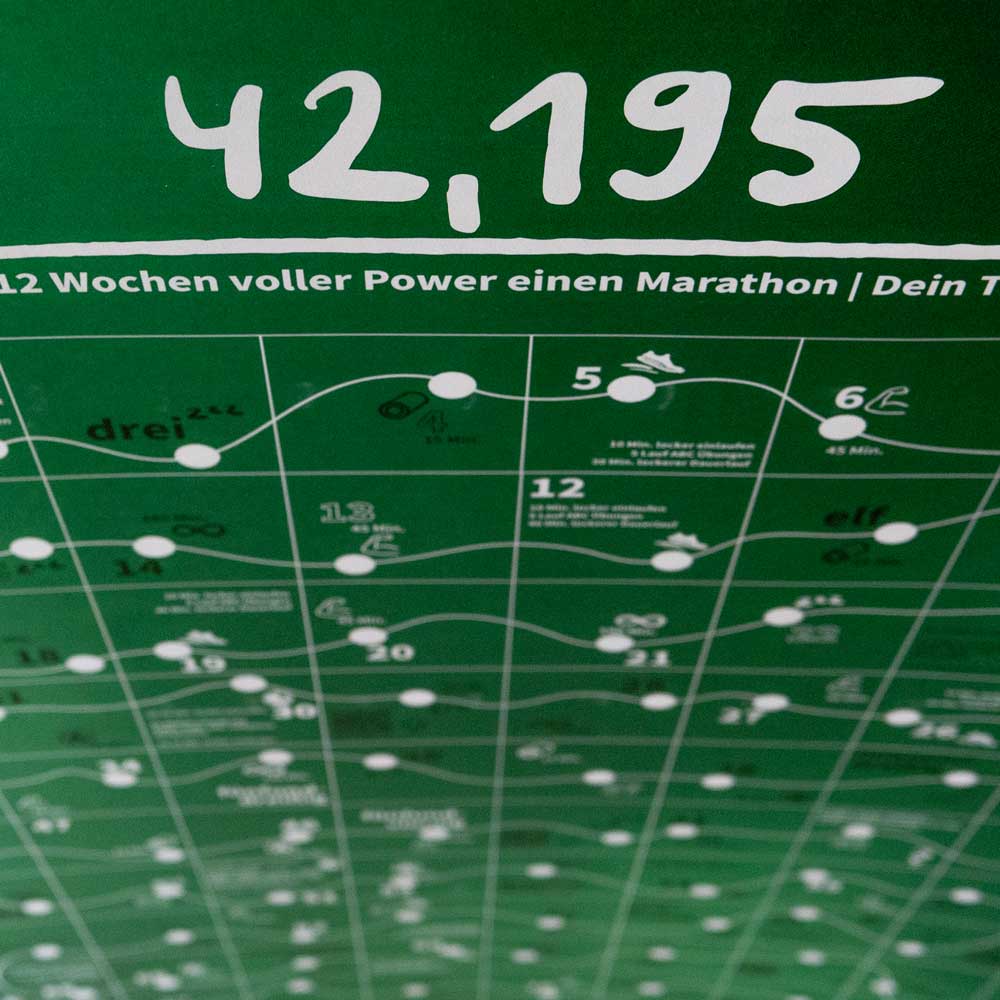 Marathon Trainingsplan | 42,195